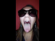 Girl Long Tongue and Burping 9/16