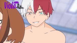 Boku No Hero Academia Hentai - Uraraka Ochaco and Shoto Todoroki
