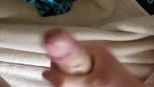 Busting a thick load in my friends fur coat 