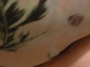 Bbw submissive wife pees her panties 16/16