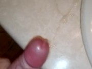 Fat load on the bathroom counter 10/16