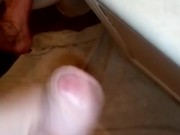 Fat load on the bathroom counter 3/16