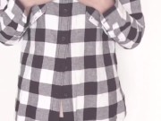 【敏感ちくびオナニー】ノーブラからお着替えしようとしたら、乳首が擦れて気持ちよくなったおっぱいと一緒にクリをいじいじJapanese masturbation nipple clitoris 1/16