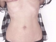 【敏感ちくびオナニー】ノーブラからお着替えしようとしたら、乳首が擦れて気持ちよくなったおっぱいと一緒にクリをいじいじJapanese masturbation nipple clitoris 11/16