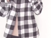 【敏感ちくびオナニー】ノーブラからお着替えしようとしたら、乳首が擦れて気持ちよくなったおっぱいと一緒にクリをいじいじJapanese masturbation nipple clitoris 4/16