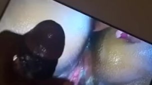 BBC hard cum after edging 
