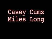 College Slut Casey Cumz Blows Miles Long & Busts His Nut! 2/16