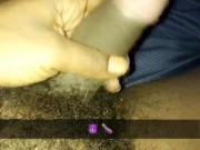Dick got hard in slow mo 
