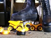 Toycar Crushing with Doc Martens Boots (Trailer)