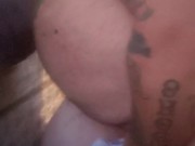 Jerking off, and cumming in my wifes dirty panties 10/16