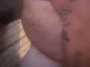 Jerking off, and cumming in my wifes dirty panties 13/16