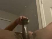 ebony bbw can’t stop squirting! 