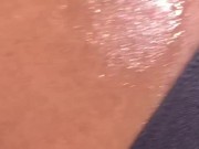 Latina ebony with fat ass and creamy pussy tied up and fucked hard til I cum twice 13/16