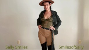 Indiana Jones JOI Cum Countdown - Movie Parody Cosplay - Sally Smiles