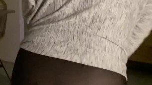 Branle toi sur ma petite jupe transparente d’Aliexpress - gros cul