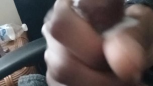 STROKING MY BBC AFTER SEX AND MOAN WATCH THE NUT RELEASE