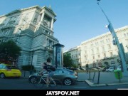 JAY'S POV - JAYROCK GOES TO BUDAPEST - TIFFANY TATUM CREAMPIE