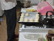 Suddenly, for some reason, I wanted ... buns with apples. 10/16