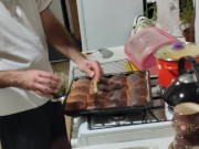 Suddenly, for some reason, I wanted ... buns with apples. 15/16