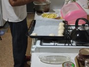 Suddenly, for some reason, I wanted ... buns with apples. 5/16