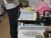 Suddenly, for some reason, I wanted ... buns with apples. 6/16