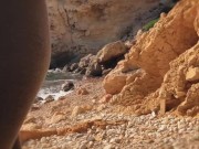 BEACH DAY - Horny Girlfriend can't get enough & sucks Boyfriend twice 10/16