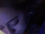 Cheating native teen sucking some daddy dick on the dl 7/16