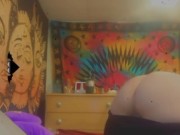 teen shakes fat ass 