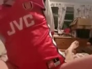 Step sister gets fucked in Vintage Arsenal shirt 1/16