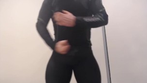 flyin in spandex compression lycra