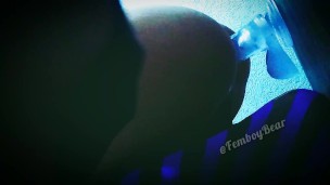 Cute Femboy sucks and fucks his dildo