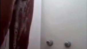 Stroking in the shower 