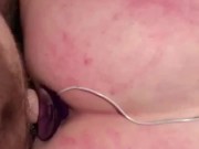 Sex Slave gets caned and fuck at the same time  11/16