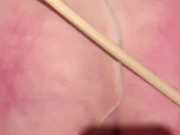 Sex Slave gets caned and fuck at the same time  12/16