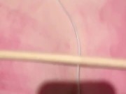 Sex Slave gets caned and fuck at the same time  15/16