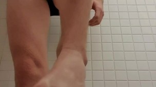 Under my sweaty feet