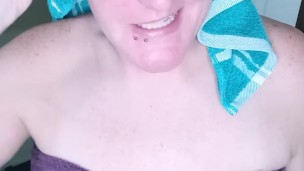 My after shower rub down