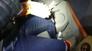 ⭐ Alice casually pees her pants in car at fast food restaurant whilst eating!