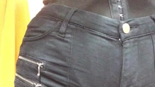 Domina's Tight Ass (trans, crossdress, fetish, pantyhose, transformation, female mask, mask, wig)