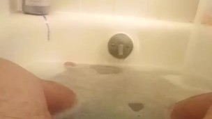 Couldn't help but play with myself in the bath