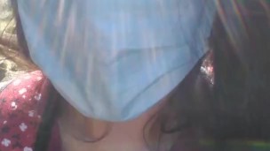 PUBLIC FLASHING Tiny Titties Slut PinkMoonLust on ONLYFANS gets Naughty @ Grocery Store Parking Lot