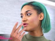 Girlsrimming - Awesome rimming with Sexy Ebony Secretary Capri Lmonde 2/16