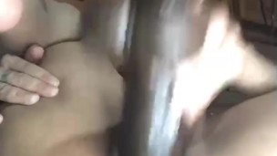 Double Penetrating ass and pussy with BBC 