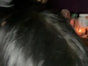 bbw white girl uses her dick sucking lips on bbc