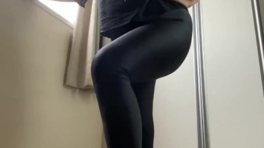 LONG PREVIEW Kiffa in Sexy black legging pants CBT and kick some balls - GIANTESS POV - CBT 7