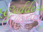 Pink and Lacey Big Natural Tit Tease from Goddess Marley