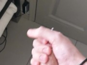 First video of me stroking my cock