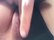 Public Masturbation Wet Pussy In The Car Multiple Orgasm (เงี่ยนมากเล่นมันในรถนี่แหละ) - Icezysunday 11/16