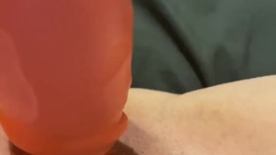 Playing with my dildo
