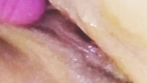 Soaking wet pussy squirting and dripping with orgasms while massaging clit!